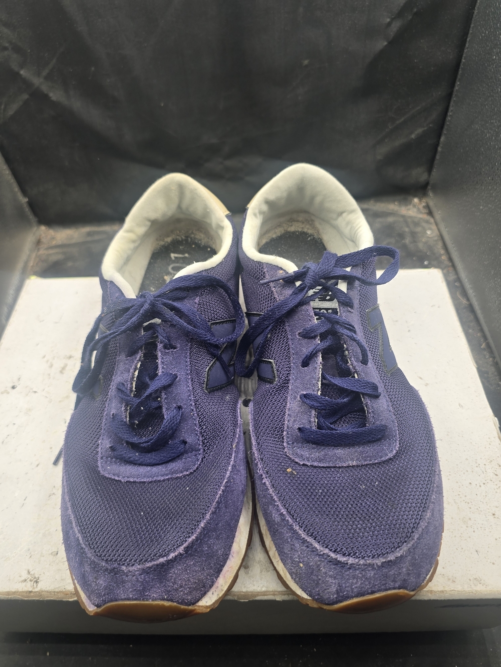 New Balance Kids Navy Sneakers